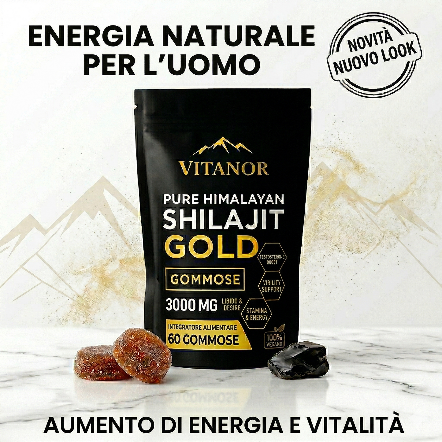Vitanor™ — La Caramella che Risveglia l'Uomo che Eri