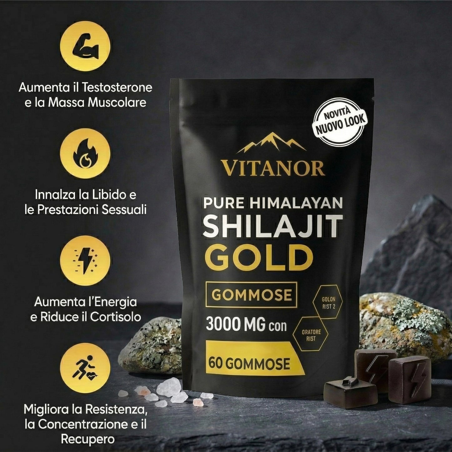 Vitanor™ — La Caramella che Risveglia l'Uomo che Eri