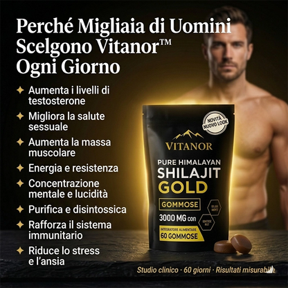 Vitanor™ — La Caramella che Risveglia l'Uomo che Eri